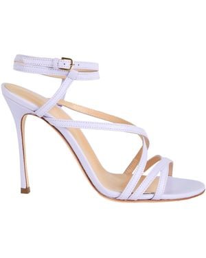 Sergio Rossi Lilac Sandals Leather - Pink