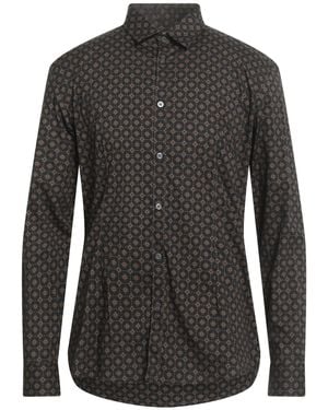 Daniele Alessandrini Shirt Cotton, Elastane - Black