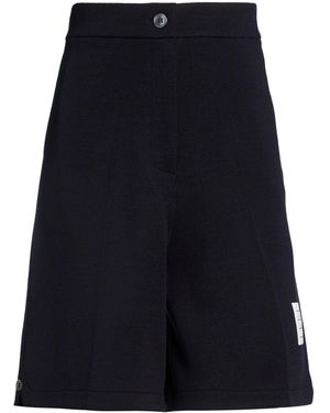 Thom Browne Midnight Shorts & Bermuda Shorts Virgin Wool - Blue