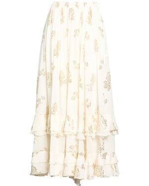 Chloé Maxi Skirt Silk, Polyester - White