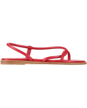 Ancient Greek Sandals Sandals - Red