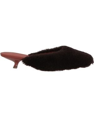 Charles Philip Dark Mules & Clogs Leather - Brown