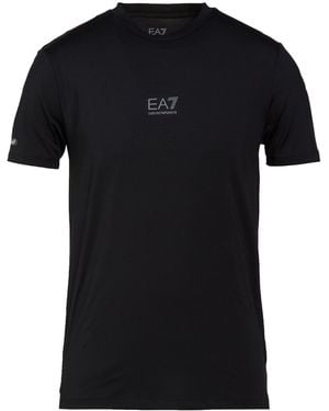 EA7 T-Shirt Polyester, Elastane - Black