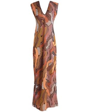 Circus Hotel Maxi Dress - Brown