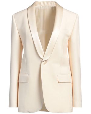 Celine Blazer Wool, Mohair Wool, Silk, Polyester - Natural