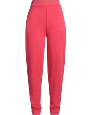 Emporio Armani Fuchsia Trousers Cotton - Red