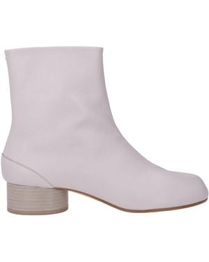 Maison Margiela Botines De Caña Alta - Morado