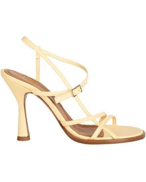 Atp Atelier Pastel Sandals Leather - Metallic