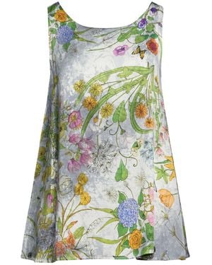 Avant Toi Top Silk, Elastane - Green