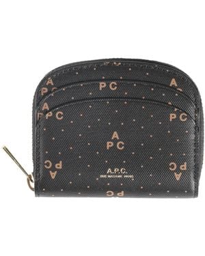 A.P.C. Portemonnaie - Schwarz