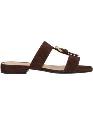 Sergio Rossi Sandals Leather - Brown