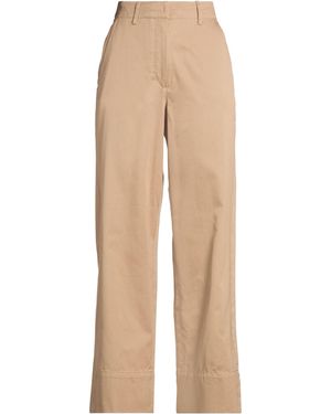 Max Mara Pants Cotton - Natural