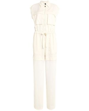 Pinko Ivory Jumpsuit Polyester - White