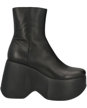 Vic Matié Ankle Boots Leather - Black