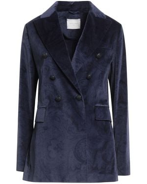 Circolo 1901 Blazer Cotton, Elastane - Blue