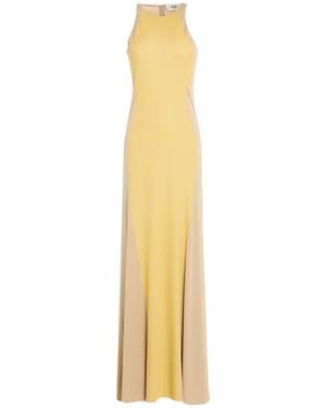 Fendi Maxi Dress Viscose - Metallic