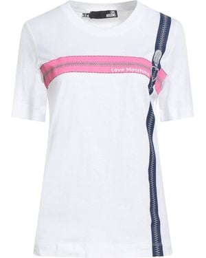 Love Moschino T-Shirt Cotton, Elastane - Pink