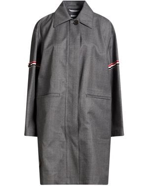 Thom Browne Overcoat & Trench Coat Wool, Polyamide - Gray