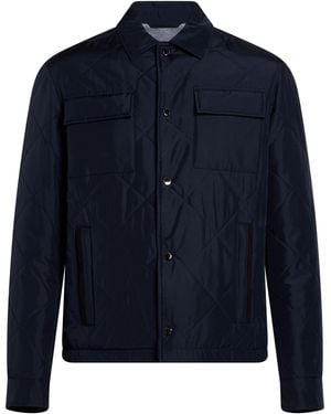 Paul & Shark Midnight Puffer Silk - Blue