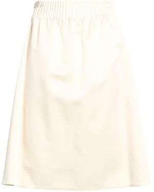 Brunello Cucinelli Cream Midi Skirt Acetate, Viscose - Natural