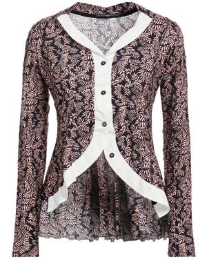 High Enticing Shirt Cotton - Brown
