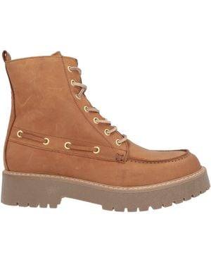 Ovyè Tan Ankle Boots Leather - Brown