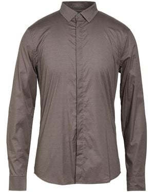 ARMANI EXCHANGE Taupe Shirt Cotton, Elastane - Brown
