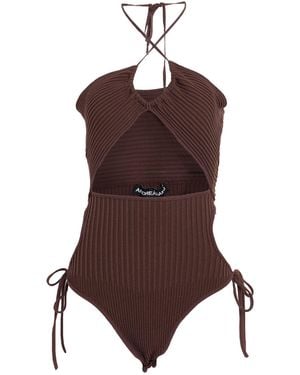 ANDREADAMO Bodysuit - Brown