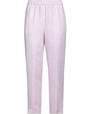 Peserico Pants Linen - Purple
