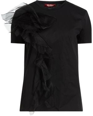 Max Mara T-Shirt Cotton - Black