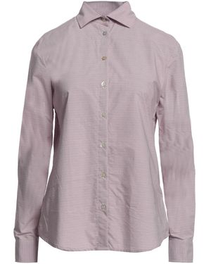 Barba Napoli Mauve Shirt Cotton - Purple
