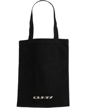 Rick Owens Shoulder Bag Textile Fibres - Black