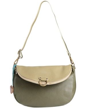 Gabs Khaki Handbag Calfskin - Metallic