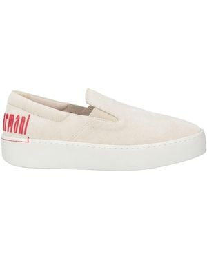 Emporio Armani Light Trainers Calfskin - White