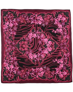 Versace Scarf Silk - Purple