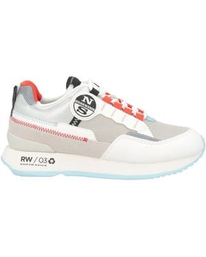 North Sails Sneakers Textile Fibers, Leather - White