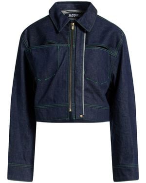 Jacquemus Le Papier Denim Outerwear Organic Cotton - Blue