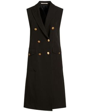 Tagliatore 0205 Overcoat & Trench Coat Polyester, Elastane - Black