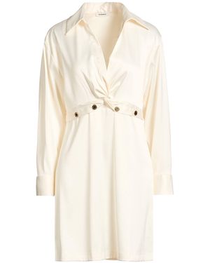 Sandro Ivory Mini Dress Polyester, Elastane - White