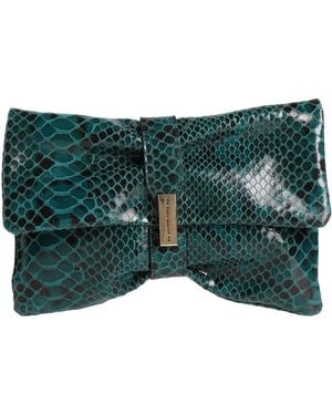 Marc Ellis Dark Clutch Leather - Green