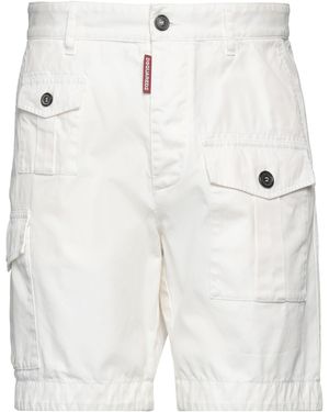 DSquared² Shorts & Bermuda Shorts - White