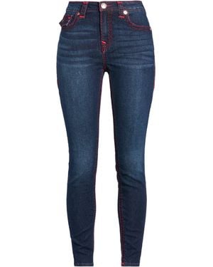 TRUE RELIGION Jeans Cotton, Polyester, Rayon, Elastane - Blue