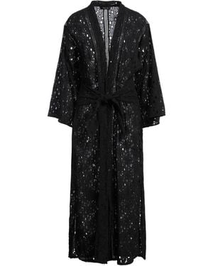 Mes Demoiselles Overcoat & Trench Coat Cotton - Black