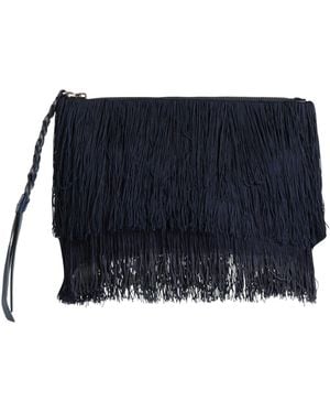 Nina Ricci Handbag Textile Fibers, Leather - Blue