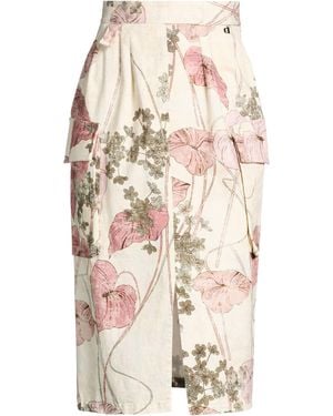 Dixie Midi Skirt Cotton, Elastane - Natural