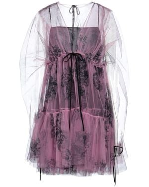 Philosophy Di Lorenzo Serafini Mini Dress - Purple