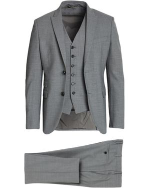 Neil Barrett Suit Polyester, Virgin Wool, Elastane - Grey