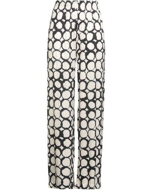 ALESSIA SANTI Cream Trousers Viscose - White