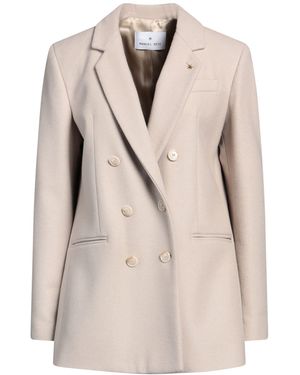 Manuel Ritz Coat Virgin Wool, Polyamide, Cashmere - Natural