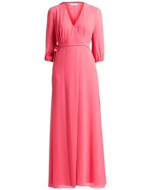 Patrizia Pepe Coral Maxi Dress Polyester - Pink